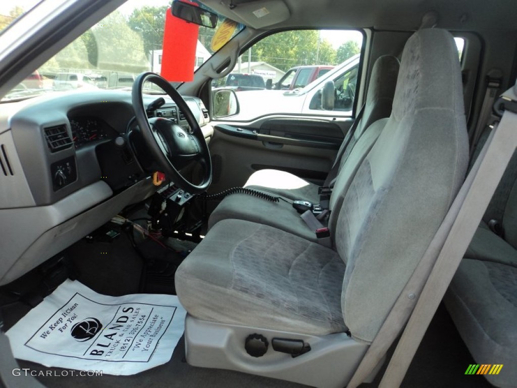Medium Graphite Interior 2000 Ford F350 Super Duty XLT Extended Cab 4x4 Photo #54038318