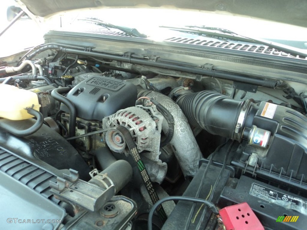 2000 Ford F350 Super Duty XLT Extended Cab 4x4 7.3 Liter OHV 16V Power Stroke Turbo Diesel V8 Engine Photo #54038423