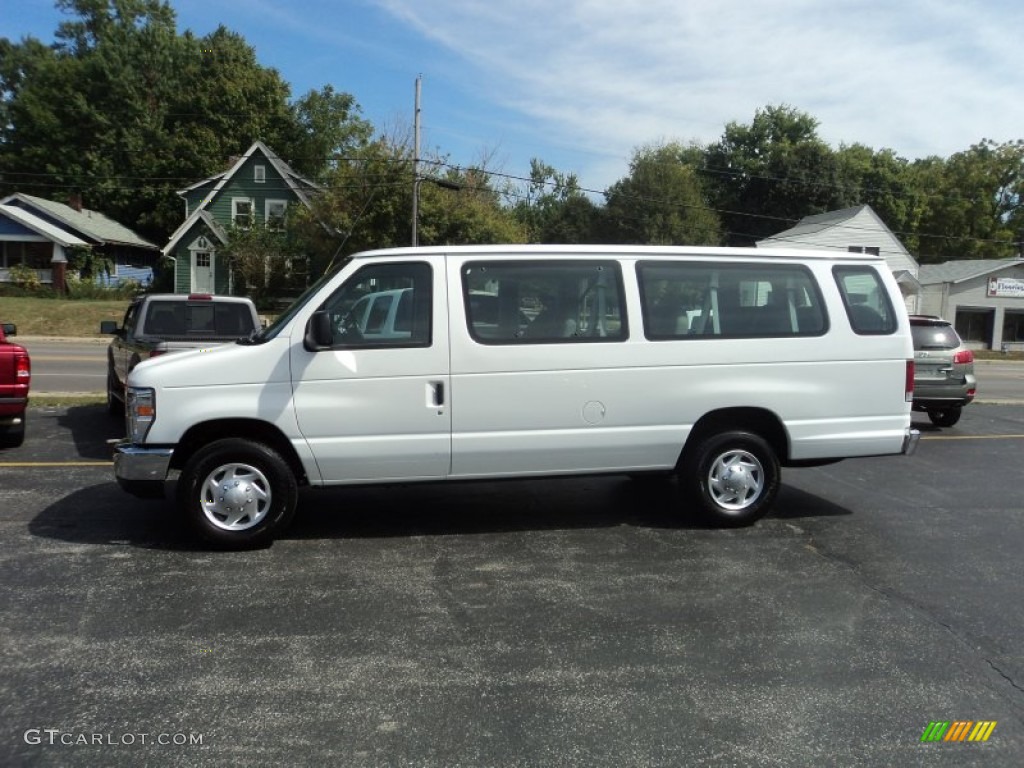 2010 E Series Van E350 XLT Passenger Extended - Oxford White / Medium Flint photo #1