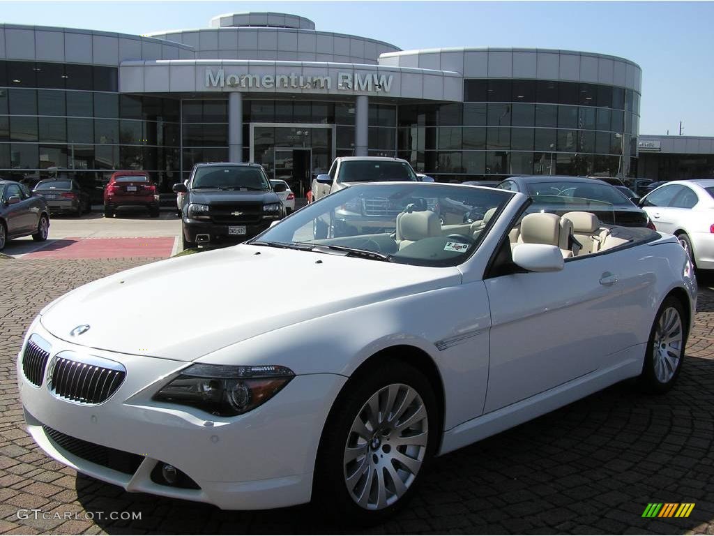 Alpine White BMW 6 Series