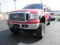 2006 Red Clearcoat Ford F250 Super Duty Lariat FX4 Off Road Crew Cab 4x4  photo #3