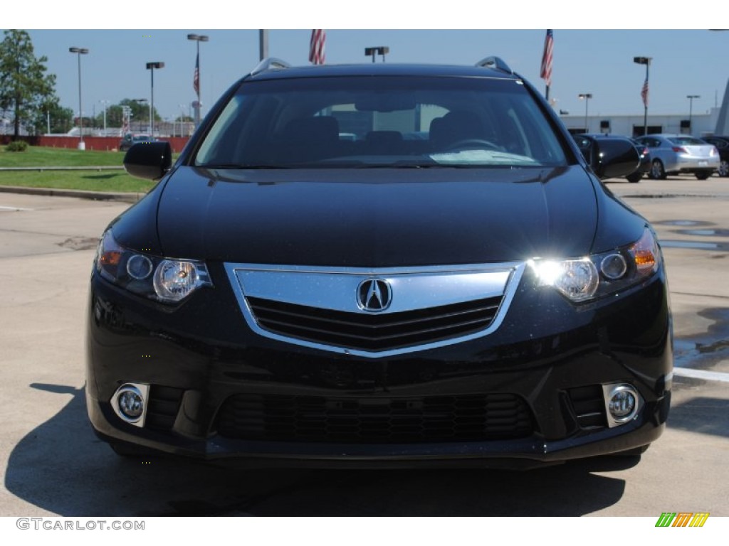 Crystal Black Pearl 2011 Acura TSX Sport Wagon Exterior Photo #54040021