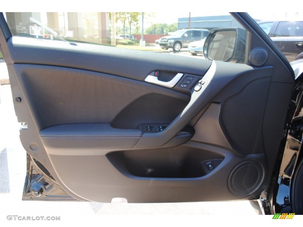 2011 Acura TSX Sport Wagon Ebony Door Panel Photo #54040094