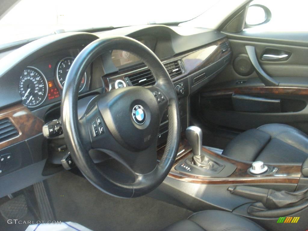 2006 3 Series 330i Sedan - Titanium Silver Metallic / Black photo #5