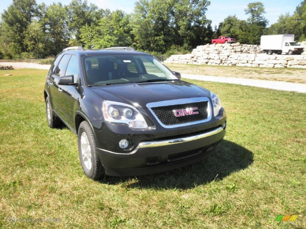 2012 Acadia SLE - Carbon Black Metallic / Ebony photo #2