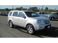 2011 Alabaster Silver Metallic Honda Pilot EX-L  photo #7