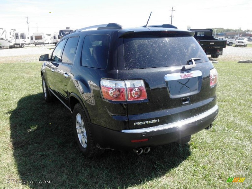 2012 Acadia SLE - Carbon Black Metallic / Ebony photo #16