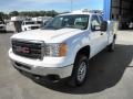 2011 Summit White GMC Sierra 2500HD Work Truck Extended Cab 4x4 Commercial  photo #3