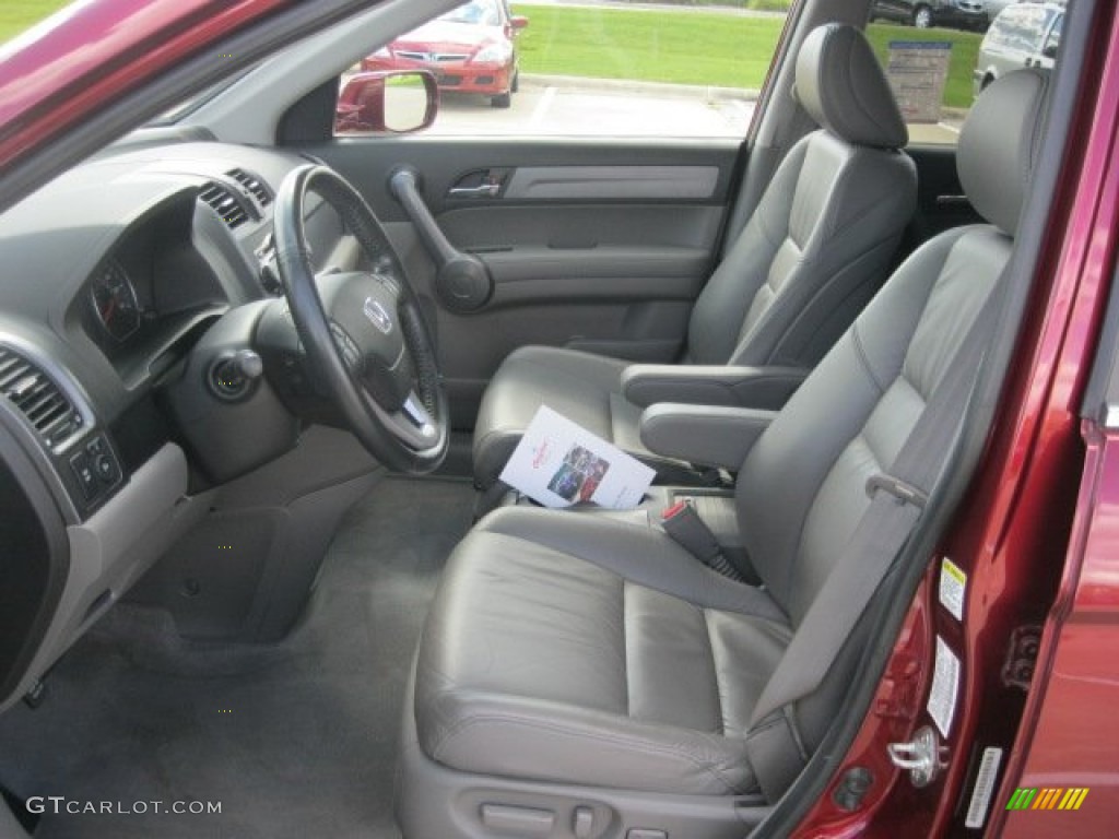 2009 CR-V EX-L 4WD - Tango Red Pearl / Gray photo #21