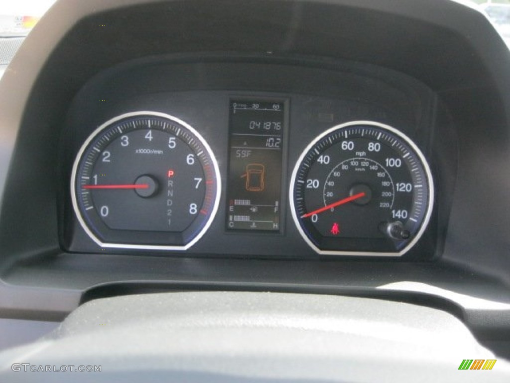 2009 CR-V EX-L 4WD - Tango Red Pearl / Gray photo #24