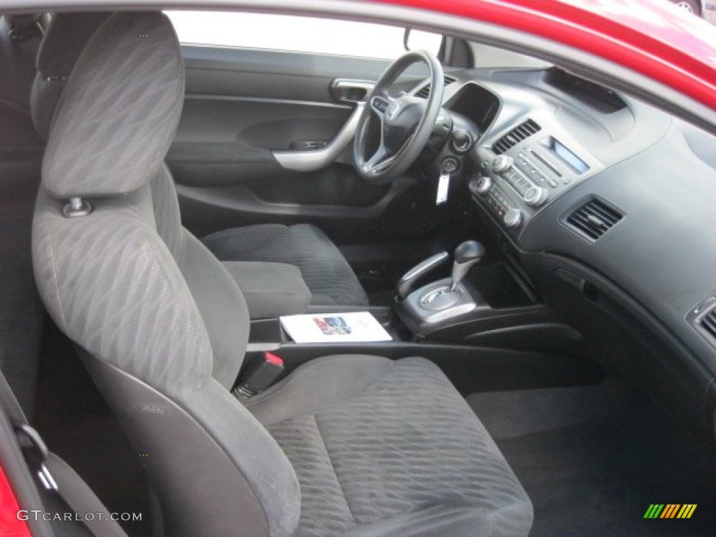 2009 Civic EX Coupe - Rallye Red / Black photo #34