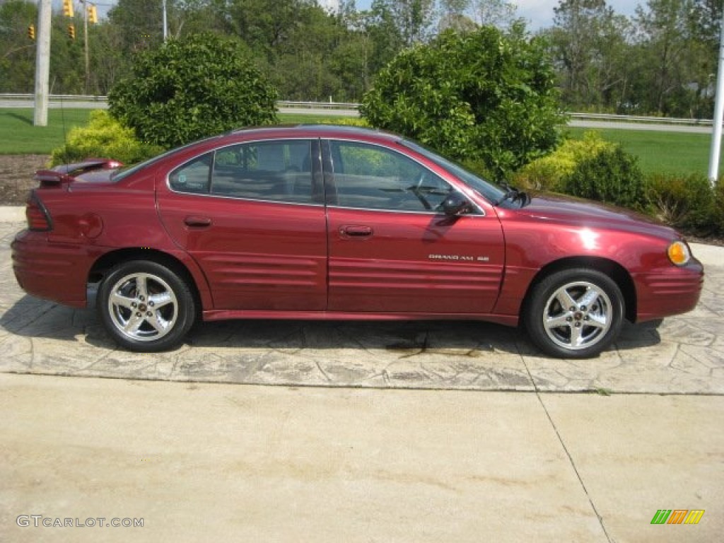 Redfire Metallic 2002 Pontiac Grand Am SE Sedan Exterior Photo #54042941