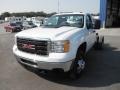 Summit White - Sierra 3500HD Regular Cab Dually Chassis Photo No. 3