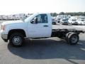 Summit White 2012 GMC Sierra 3500HD Regular Cab Dually Chassis Exterior