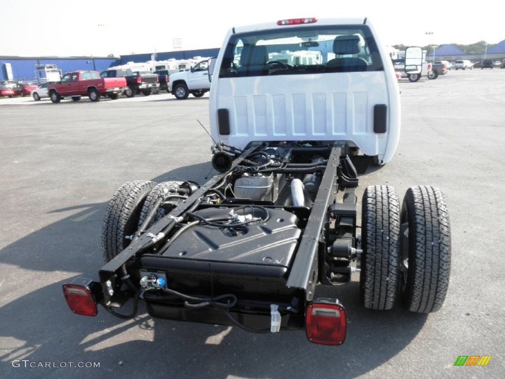 Summit White 2012 GMC Sierra 3500HD Regular Cab Dually Chassis Exterior Photo #54043230