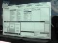 2012 GMC Sierra 3500HD Regular Cab Dually Chassis Window Sticker