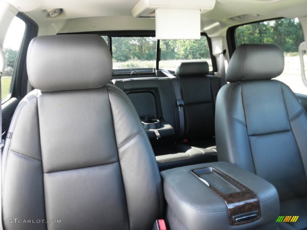 Ebony Interior 2012 GMC Sierra 2500HD Denali Crew Cab 4x4 Photo #54043493