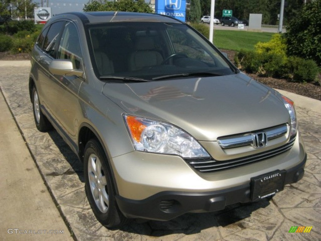 2007 CR-V EX-L 4WD - Borrego Beige Metallic / Ivory photo #1