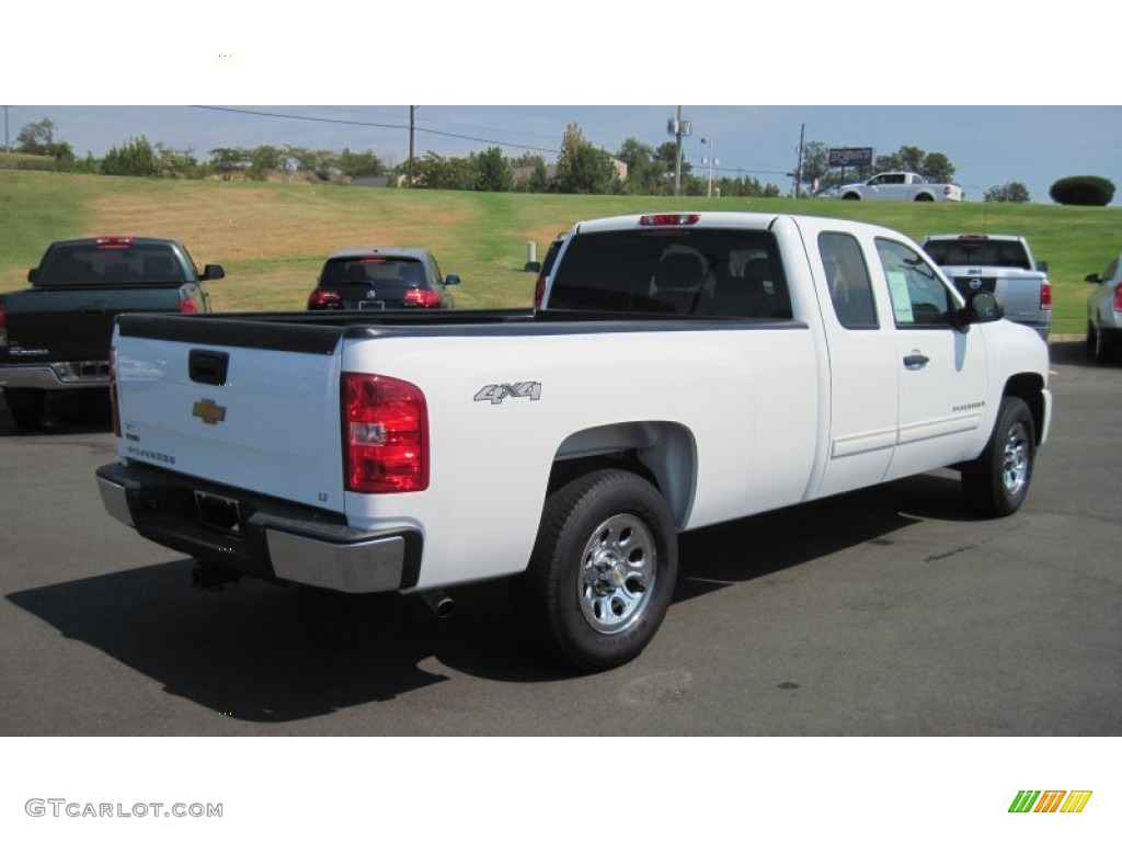 2009 Silverado 1500 LT Extended Cab 4x4 - Summit White / Ebony photo #5