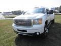 2012 Summit White GMC Sierra 3500HD Denali Crew Cab 4x4 Dually  photo #3