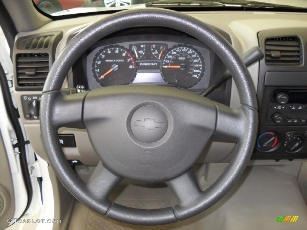 2004 Chevrolet Colorado Regular Cab Medium Dark Pewter Steering Wheel Photo #54045118