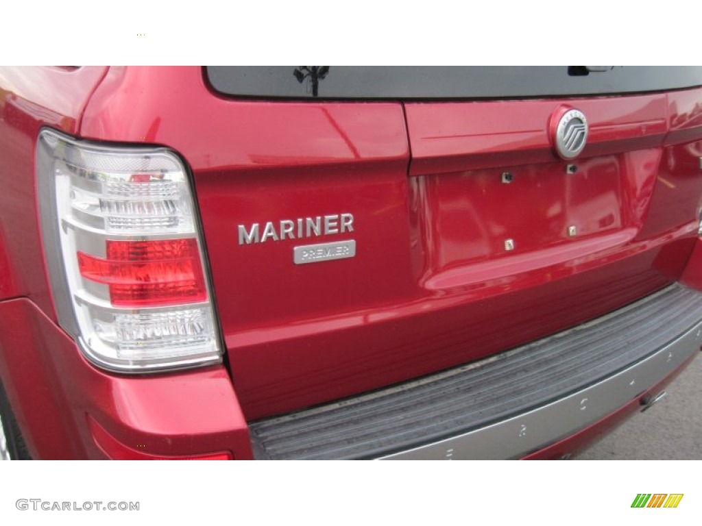 2008 Mariner V6 Premier - Vivid Red Metallic / Stone photo #17