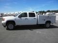 Summit White - Sierra 3500HD Work Truck Crew Cab Utility Truck Photo No. 4