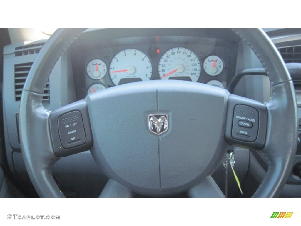 2008 Ram 1500 Sport Quad Cab 4x4 - Bright White / Medium Slate Gray photo #25