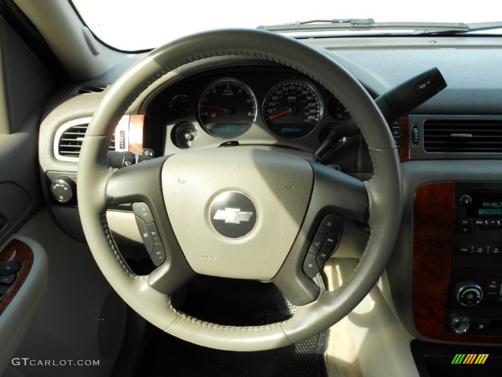 2007 Chevrolet Avalanche LT Dark Titanium/Light Titanium Steering Wheel Photo #54048062