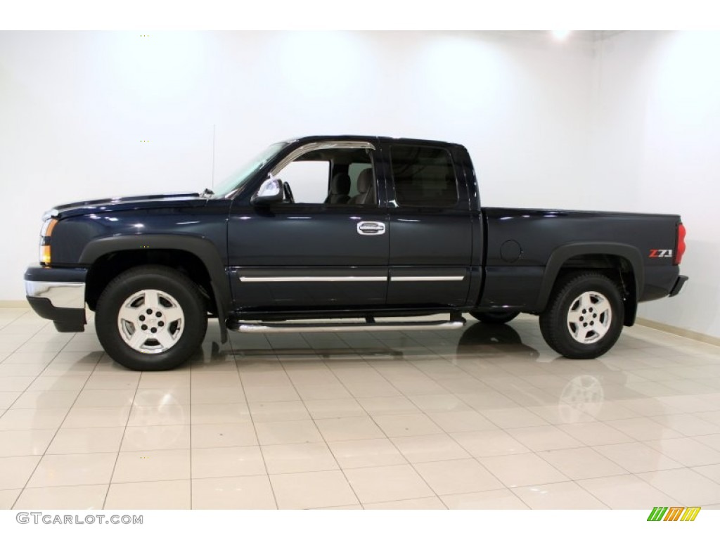 Dark Blue Metallic 2007 Chevrolet Silverado 1500 Classic Extended Cab 4x4 Exterior Photo #54048074