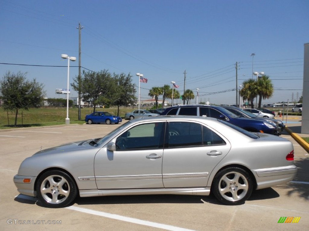Brilliant Silver Metallic 2001 Mercedes-Benz E 430 Sedan Exterior Photo #54048425