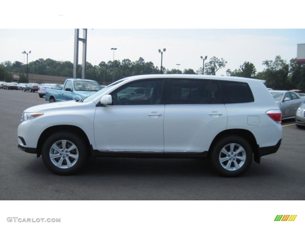 2011 Highlander  - Blizzard White Pearl / Sand Beige photo #2