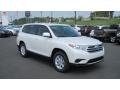 2011 Blizzard White Pearl Toyota Highlander   photo #7