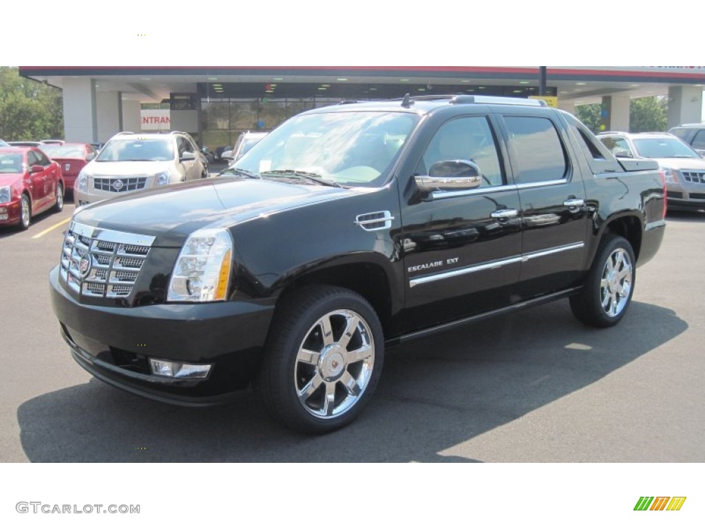 2011 Escalade EXT Premium AWD - Black Raven / Cashmere/Cocoa photo #1