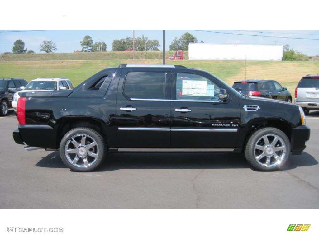 2011 Escalade EXT Premium AWD - Black Raven / Cashmere/Cocoa photo #6