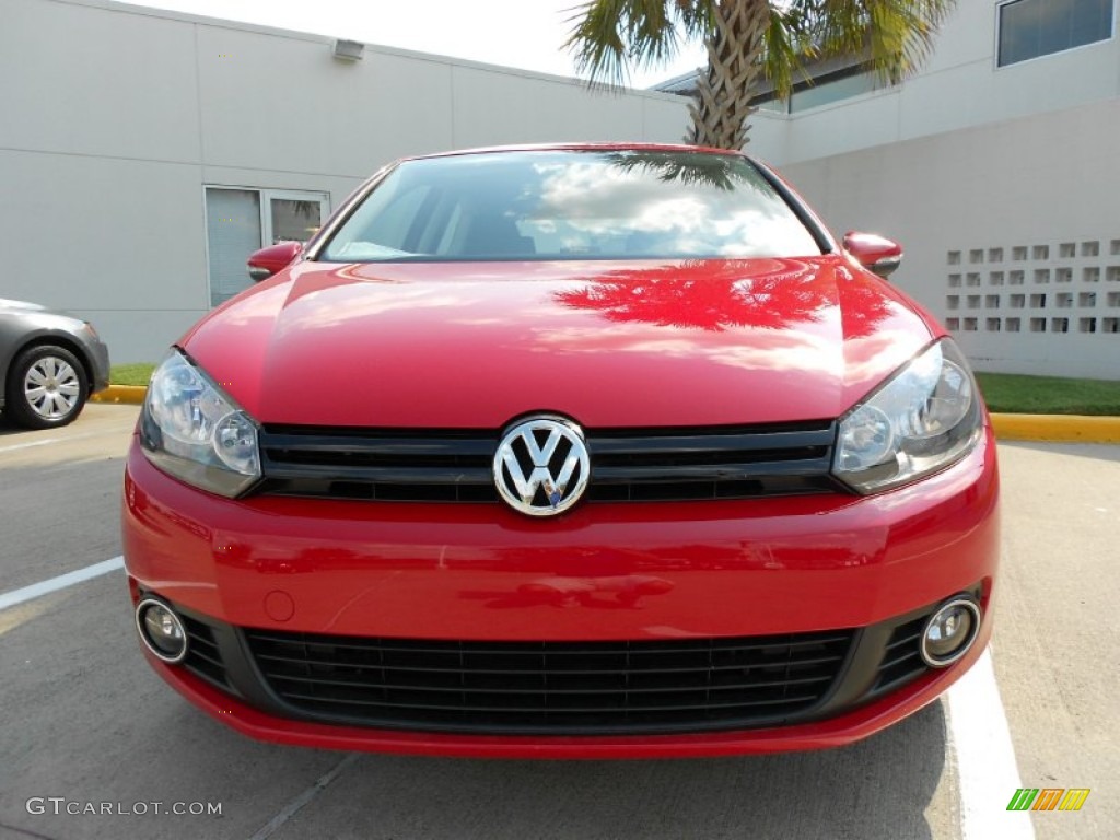 2012 Golf 2 Door TDI - Tornado Red / Titan Black photo #2