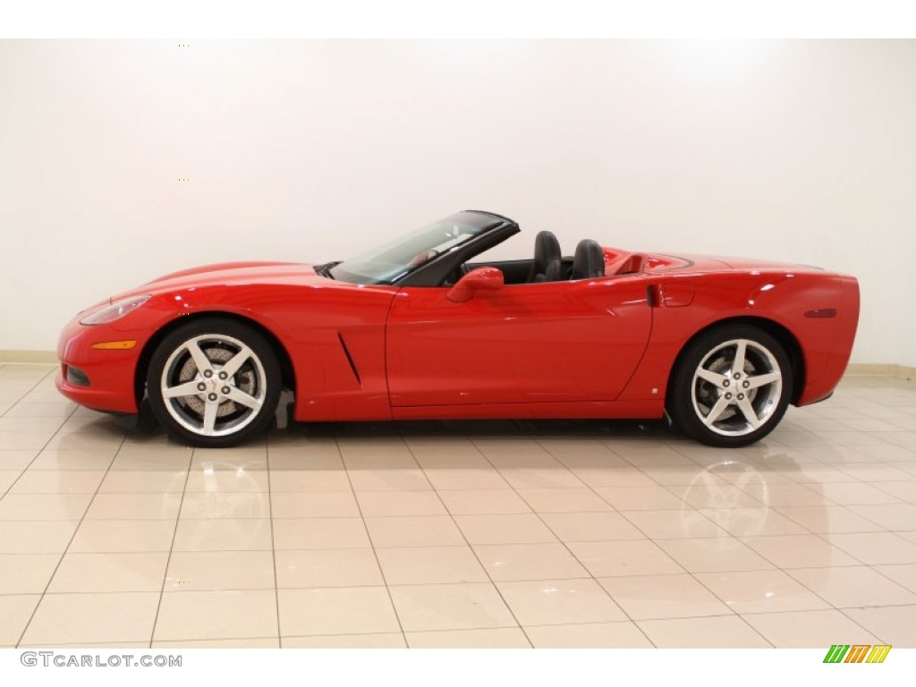 2006 Corvette Convertible - Victory Red / Ebony Black photo #4