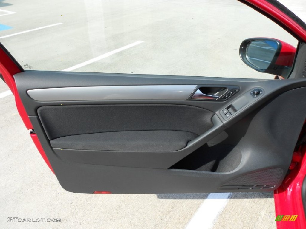 2012 Golf 2 Door TDI - Tornado Red / Titan Black photo #10