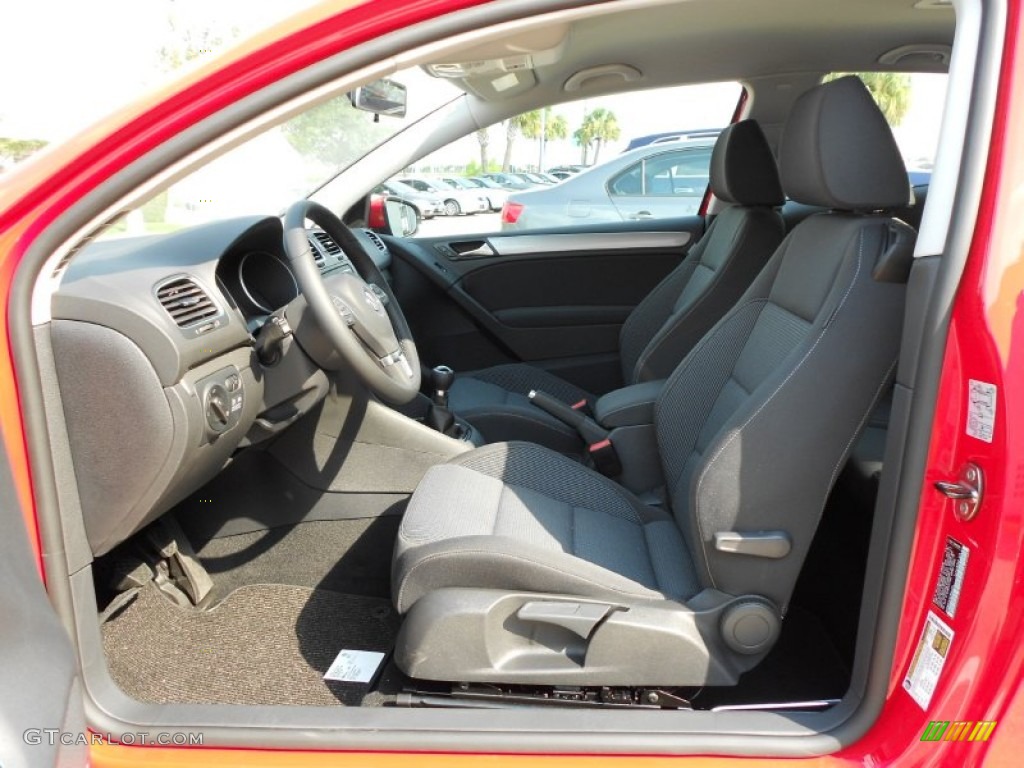 2012 Golf 2 Door TDI - Tornado Red / Titan Black photo #11