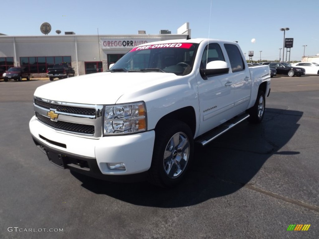 2011 Silverado 1500 LTZ Crew Cab 4x4 - Summit White / Ebony photo #1