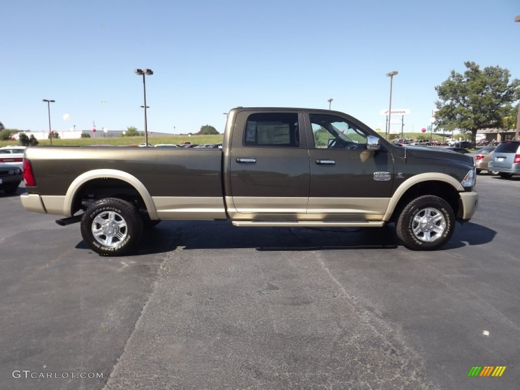 Sagebrush Pearl 2011 Dodge Ram 2500 HD Laramie Longhorn Crew Cab 4x4 Exterior Photo #54052235