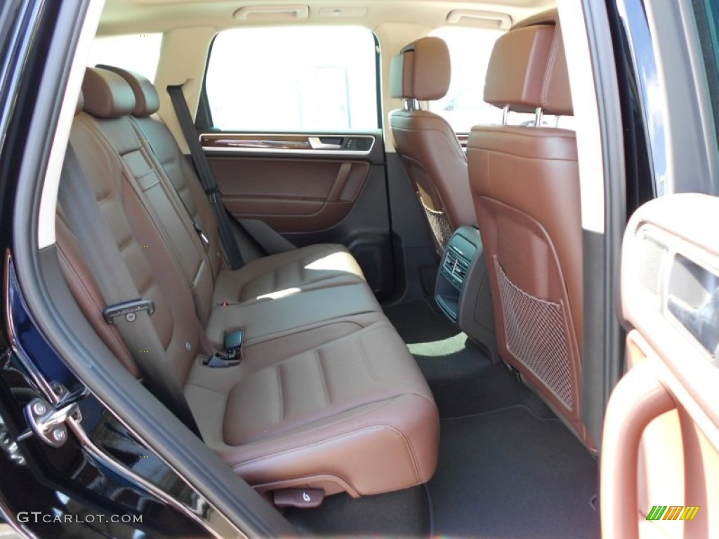 Saddle Brown Interior 2012 Volkswagen Touareg TDI Lux 4XMotion Photo #54053451