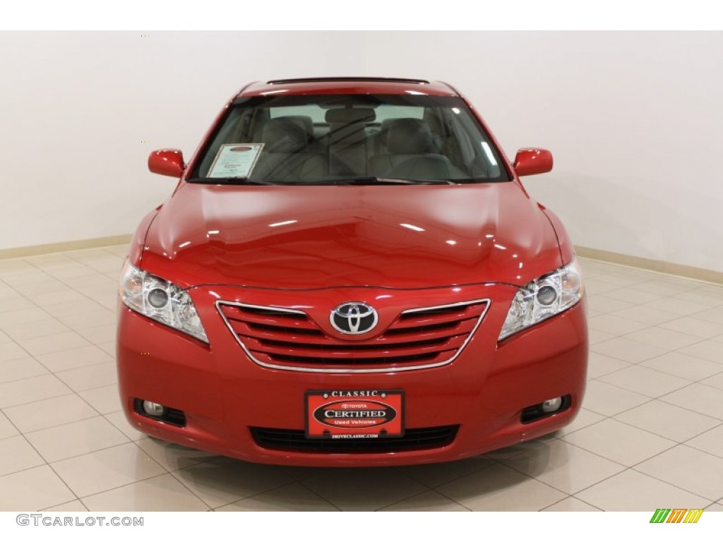 2009 Camry XLE - Barcelona Red Metallic / Ash photo #2