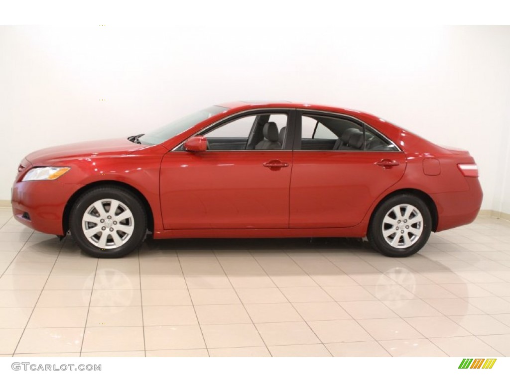 2009 Camry XLE - Barcelona Red Metallic / Ash photo #4