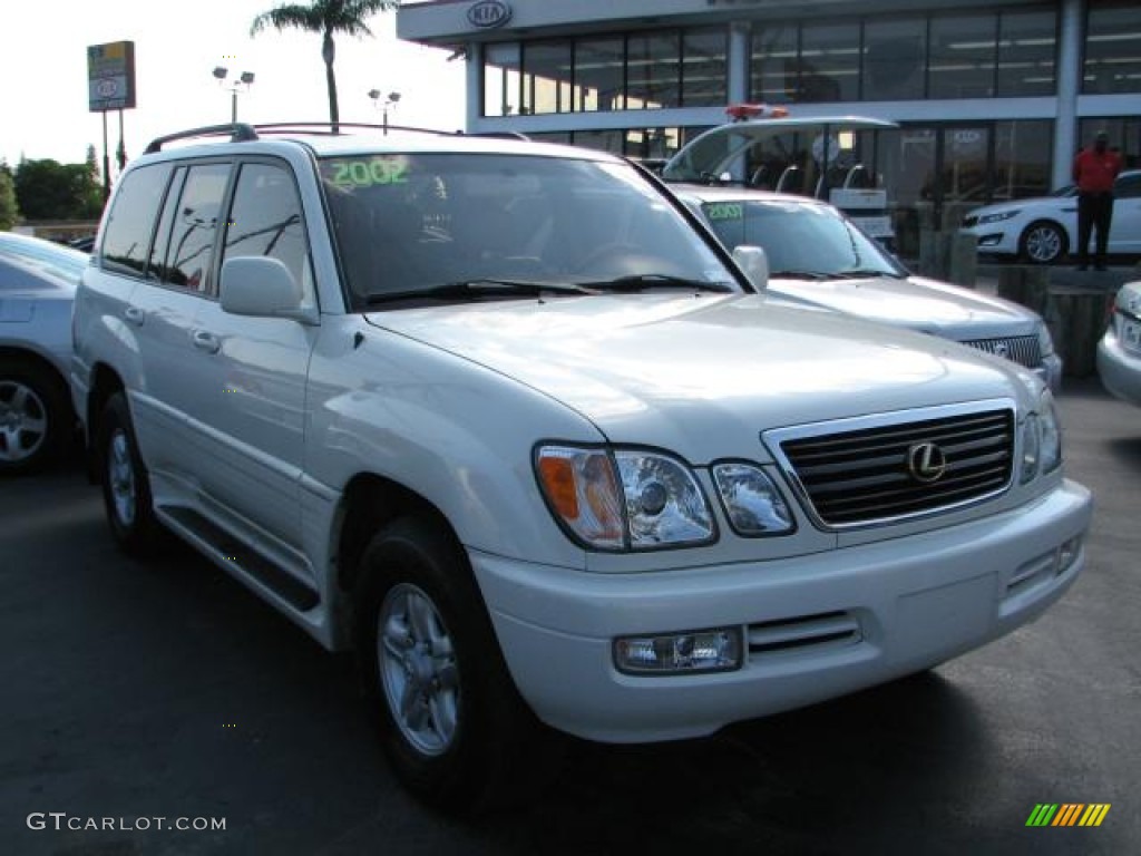 2002 LX 470 - Golden Pearl / Ivory photo #1