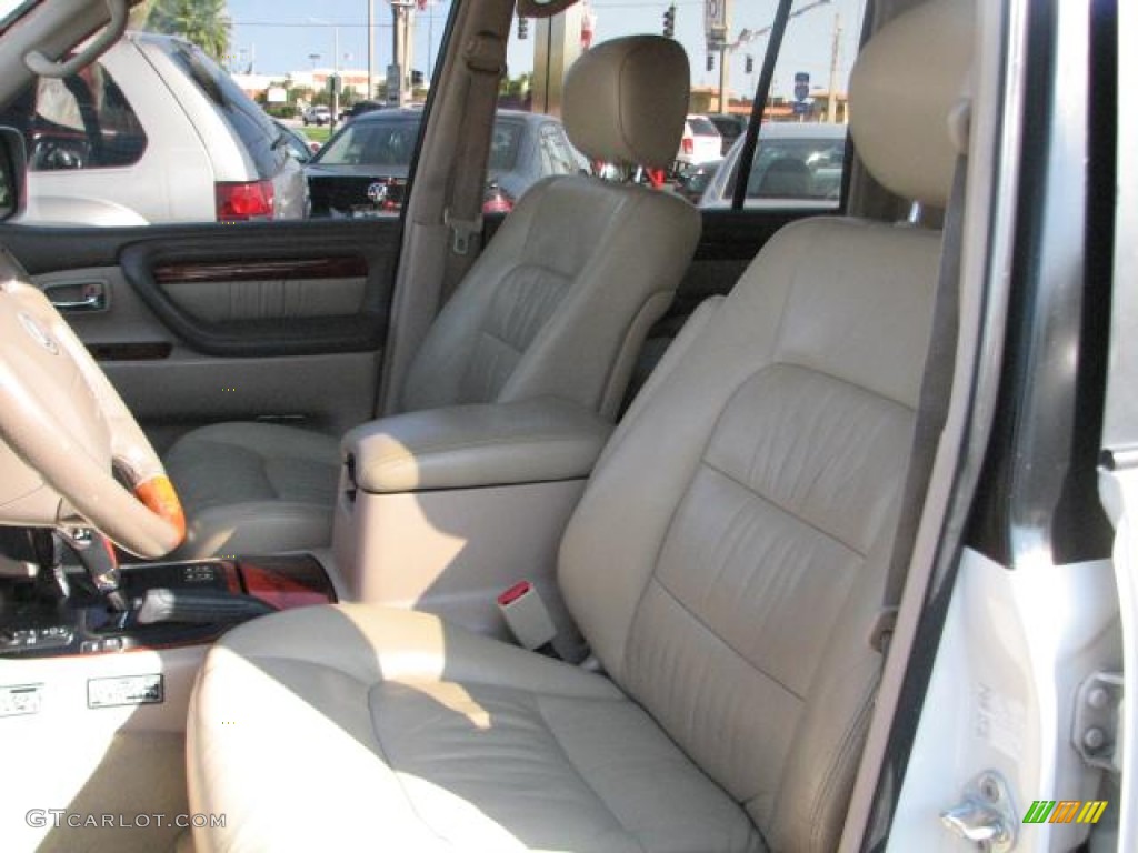 2002 LX 470 - Golden Pearl / Ivory photo #17