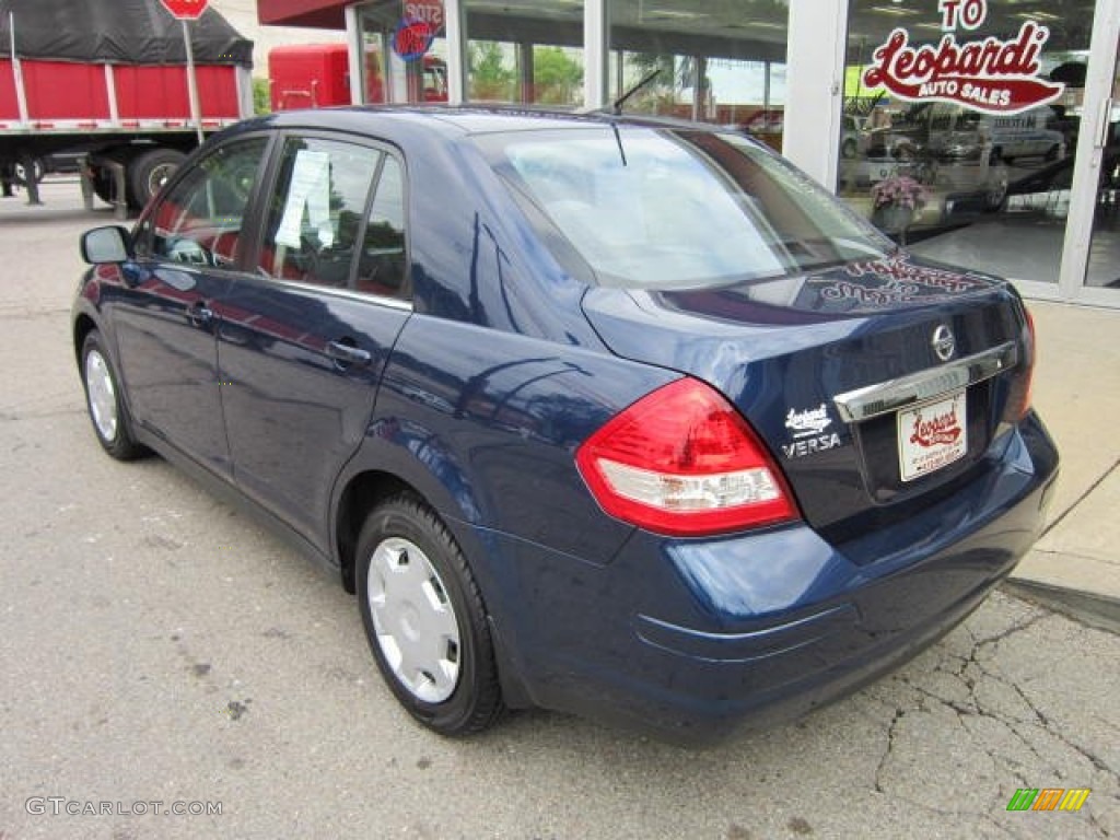 2008 Versa 1.8 S Sedan - Blue Onyx / Charcoal photo #3