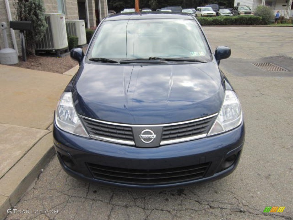 2008 Versa 1.8 S Sedan - Blue Onyx / Charcoal photo #7