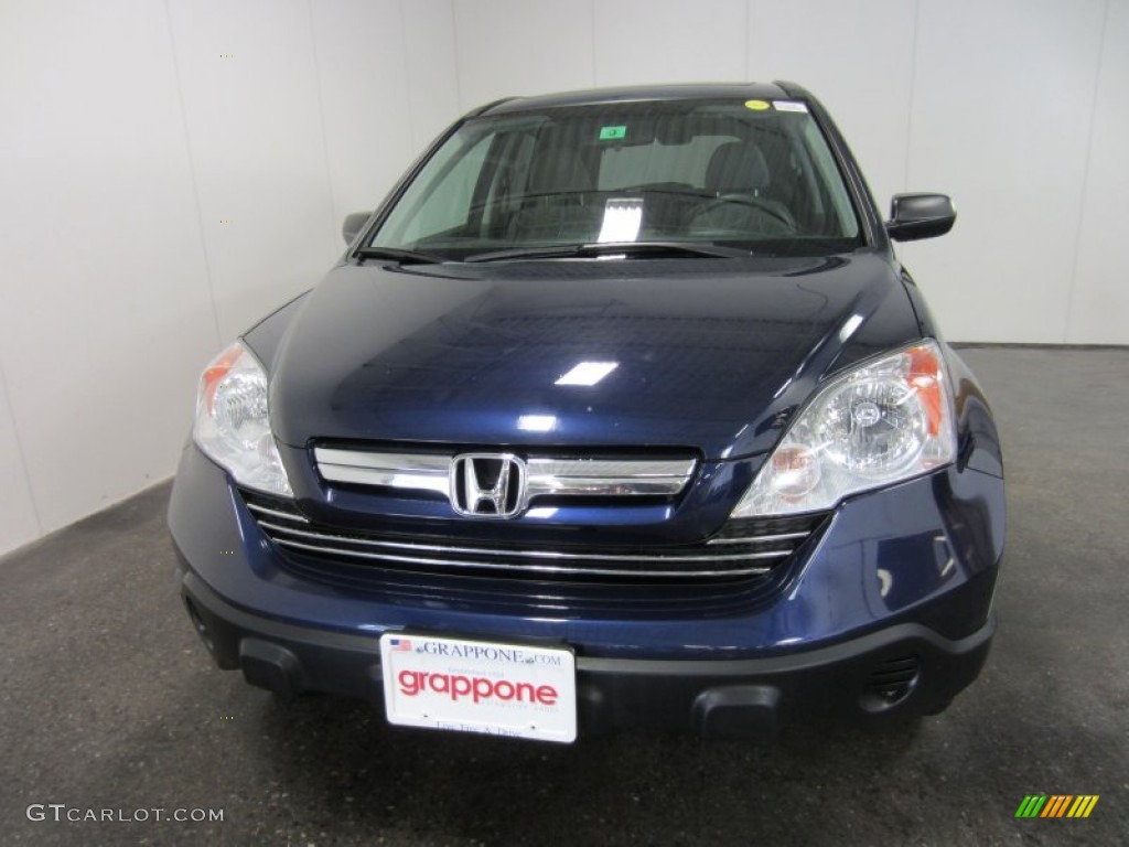 2008 CR-V EX 4WD - Glacier Blue Metallic / Gray photo #2