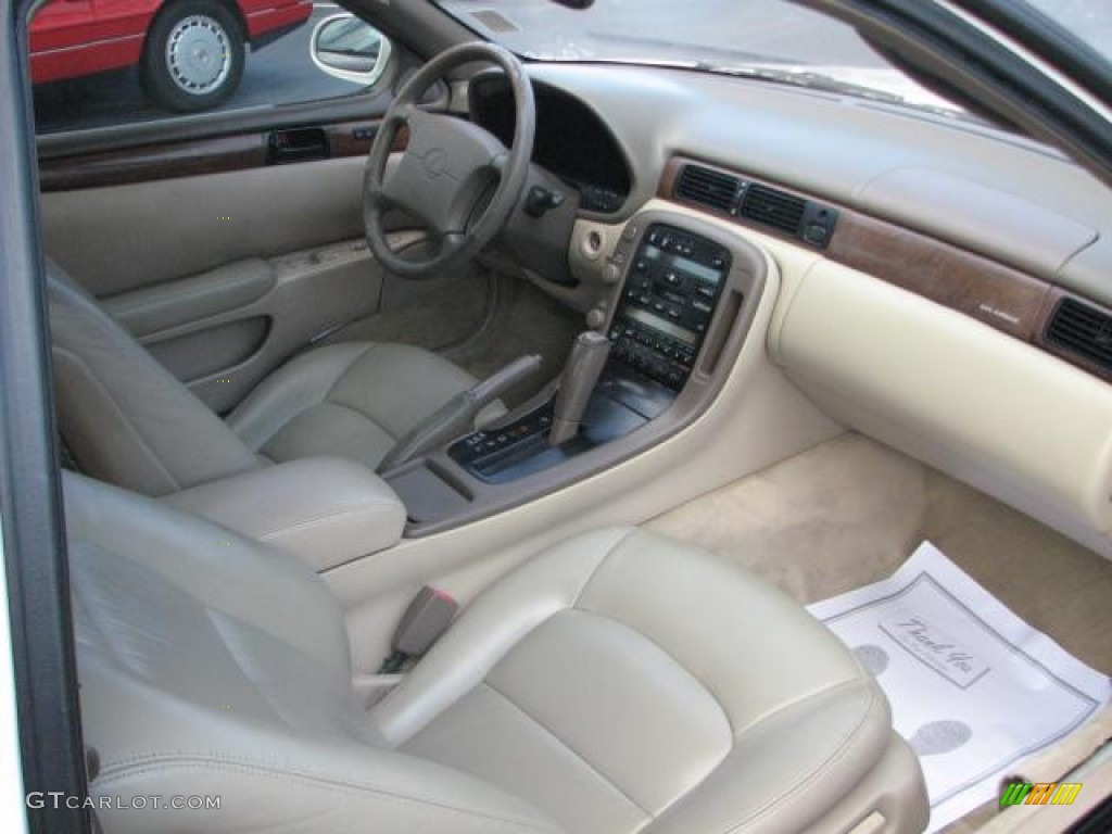 1993 SC 400 - Pearl White / Ivory photo #11